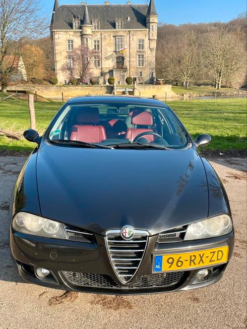 Mooie zwarte Alfa Romeo 156 Sportwagon voor de liefhebber, Auto's, Alfa Romeo, Particulier, ABS, Airbags, Airconditioning, Centrale vergrendeling