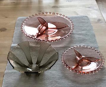 3 schalen persglas beschikbaar voor biedingen