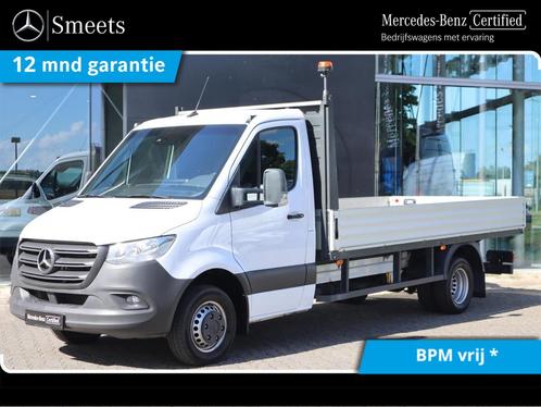 Mercedes-Benz Sprinter 519 CDI L2 OPEN LAADBAK 3.5T TREKHAAK, Auto's, Bestelauto's, Bedrijf, Te koop, Mercedes-Benz Certified