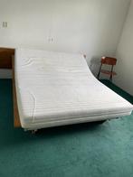 2 pers. bed MOET ECHT WEG..Kan met of zonder hout gebruiken, Ophalen, Apart met handmatig te verstellen hoofdeinde, Tweepersoons