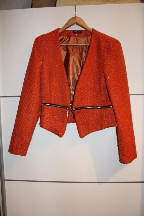 Dameskleding Ambika jas Large, Kleding | Dames, Jassen | Winter, Gedragen, Maat 42/44 (L), Oranje, Ophalen of Verzenden