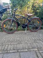 Stoere mat zwarte jongensfiets 24 inch en 40cm frame, Ophalen, Gebruikt, 24 inch