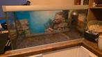 Compleet aquarium met alle toebehoren, Dieren en Toebehoren, Vissen | Aquaria en Toebehoren, Ophalen, Zo goed als nieuw, Leeg aquarium