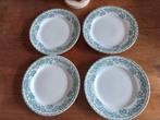 Te koop 4 prachtige dinner borden ATHENES Moulin des Loups, Ophalen of Verzenden
