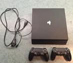PS4 Pro 1TB met 2 Controllers, Spelcomputers en Games, Gebruikt, Met 2 controllers, Ophalen of Verzenden, 1 TB