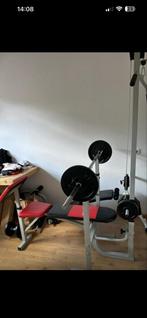 Krachtstation in goede staat! Incl dumbels, Ophalen, Krachtstation, Armen, Zo goed als nieuw