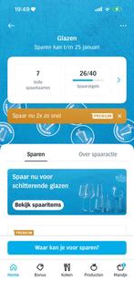 Albert heijn glazen actie spaarzegels Royal, Hobby en Vrije tijd, Spaarzegeltjes, Ophalen, Winkel, Super of Benzinepomp, Zegels, Bonnen of Punten