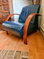 Vintage design relax fauteuil., Ophalen, Minder dan 75 cm, Hout, Zo goed als nieuw