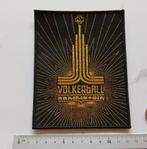 Rammstein mooie Volkerball ltd edition patch 21  goud print, Verzenden, Nieuw, Kleding