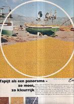 Retro reclame 1967 Louis de Poortere tapijt vissersdorp, Ophalen of Verzenden