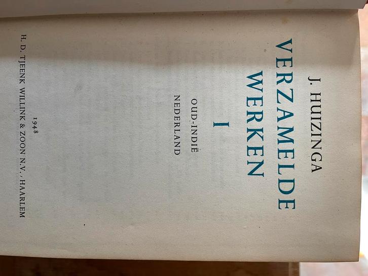 9-delige serie Johan Huizinga, 1950, Antiek en Kunst, Antiek | Boeken en Bijbels, Ophalen of Verzenden