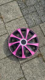 Rode wieldoppen voor een Fiat 500, Auto diversen, Wieldoppen, Ophalen of Verzenden, Zo goed als nieuw