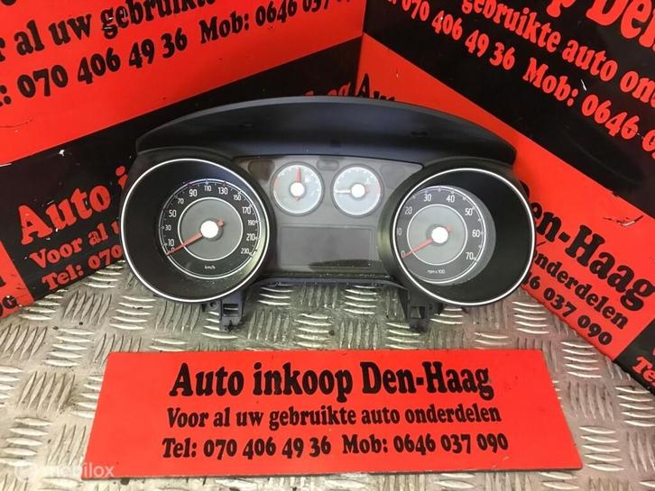 Fiat Punto Evo ('09-'12) 1.3 JTD Tellerhuis / Km teller, Auto-onderdelen, Dashboard en Schakelaars, Fiat, Gebruikt, Ophalen of Verzenden
