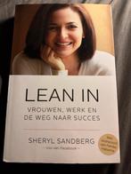 S4. Sheryl Sandberg - Lean in, Boeken, Sociale wetenschap, Sheryl Sandberg, Ophalen of Verzenden, Zo goed als nieuw