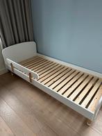 2x Flexa Dots Design Kinderbed (Wit), Ophalen, 85 tot 100 cm, Zo goed als nieuw, Lattenbodem