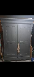 Biedermeier kast, mat grijs, demontabel, Ophalen
