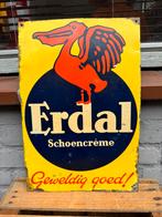Erdal schoenpoets oud reclamebord, Reclamebord, Gebruikt, ., Ophalen of Verzenden