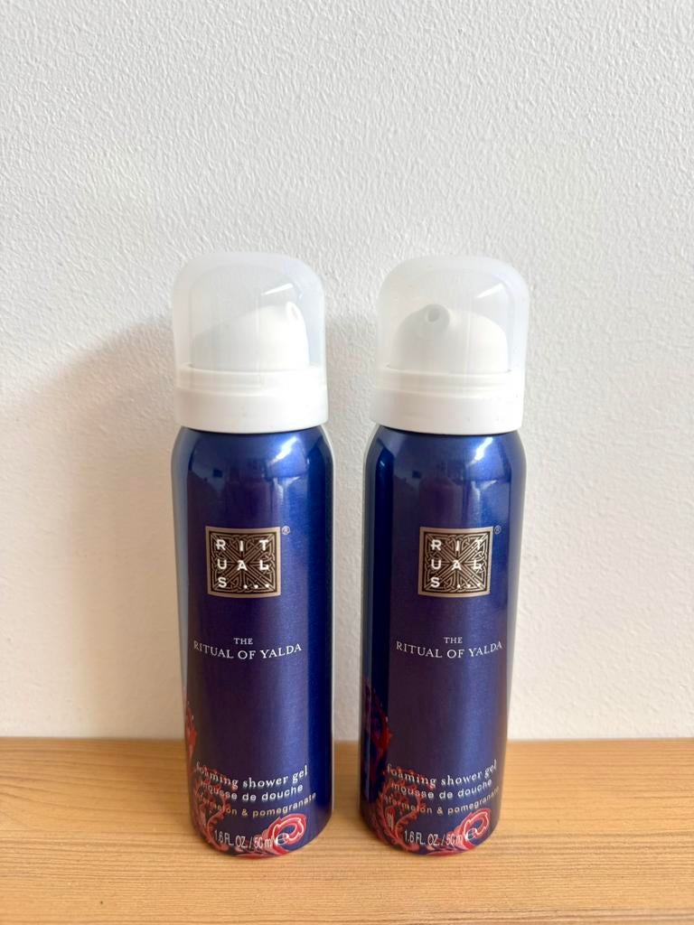 Nieuw Rituals Yalda mini douche foam 50ml 4x, Verzenden, Nieuw, Bad & Douche