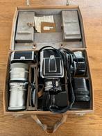Compleet Hasselblad 500C systeem, inclusief lederen koffer., Verzamelen, Ophalen, 1960 tot 1980, Fototoestel