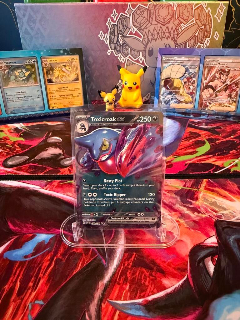 Toxicroak EX - Pokemon Scarlet & Violet (SVI 131), Ophalen of Verzenden, Nieuw, Losse kaart