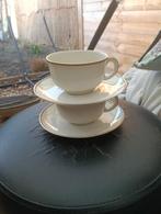 2 Porseleinen Kop en Schotels - Porzellanfabrik Arzberg, Huis en Inrichting, Keuken | Servies, Ophalen of Verzenden, Zo goed als nieuw