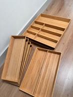 IKEA Variera bamboe bestekbakken (7 stuks), Huis en Inrichting, Keuken | Bestek, Ophalen, Gebruikt, Hout, Los bestek