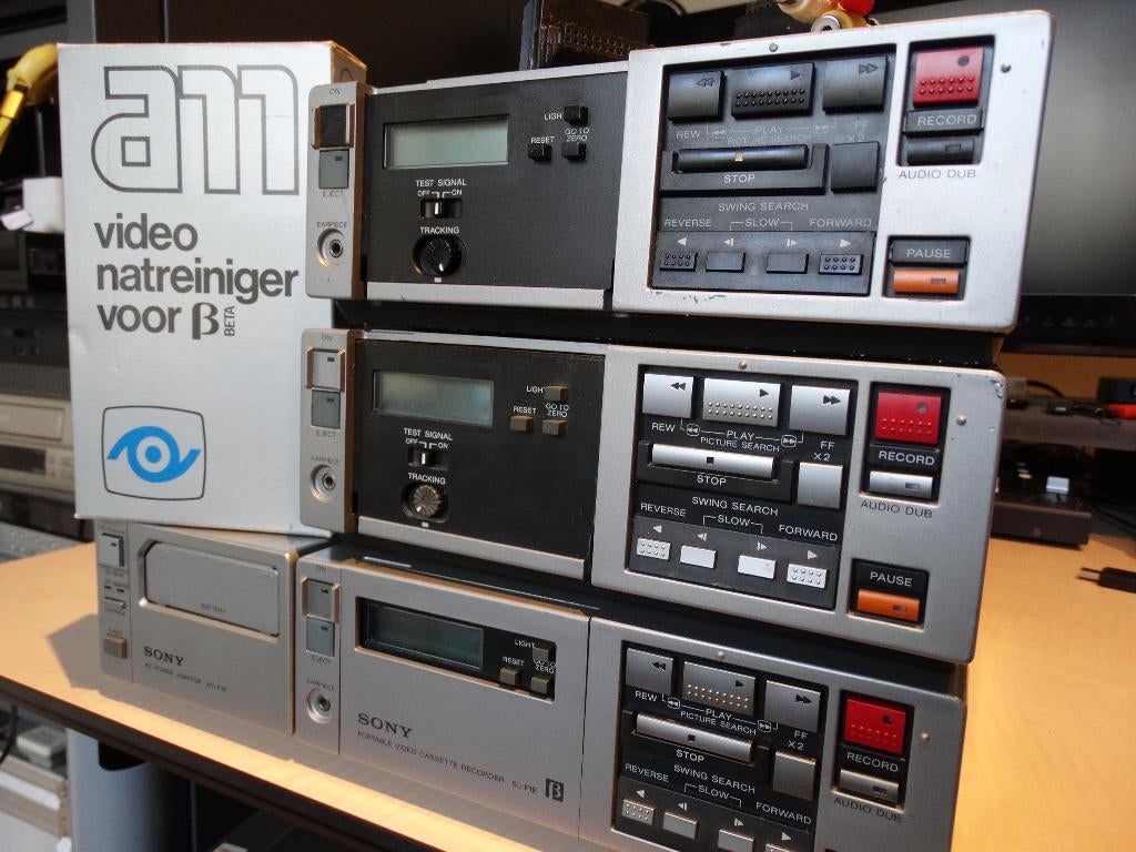 Sony Betamax SL-F1E set, Ophalen, Gebruikt, Video