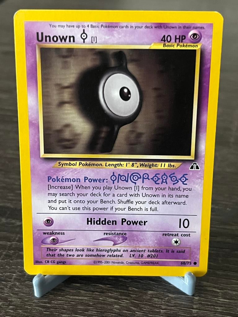 Unown (68/75) - Neo Discovery - EX, Ophalen of Verzenden, Gebruikt, Losse kaart