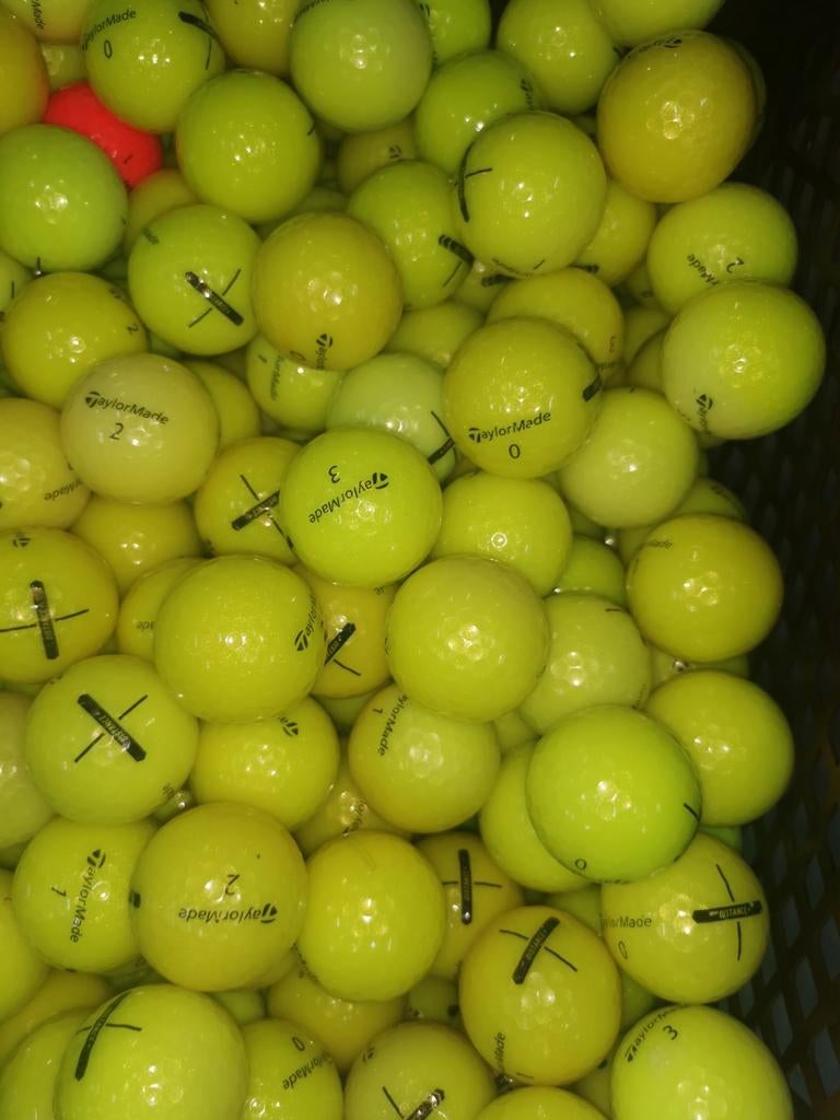 Taylormade distance golfballen geel 50 stuks, Ophalen of Verzenden, Bal(len)