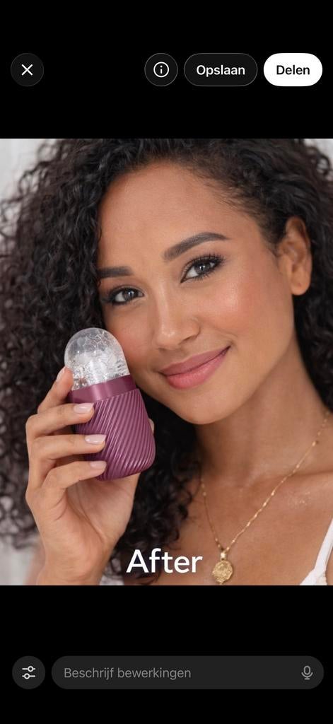 Siliconen Ice Face Roller, Verzenden, Nieuw, Gehele gezicht, Verzorging