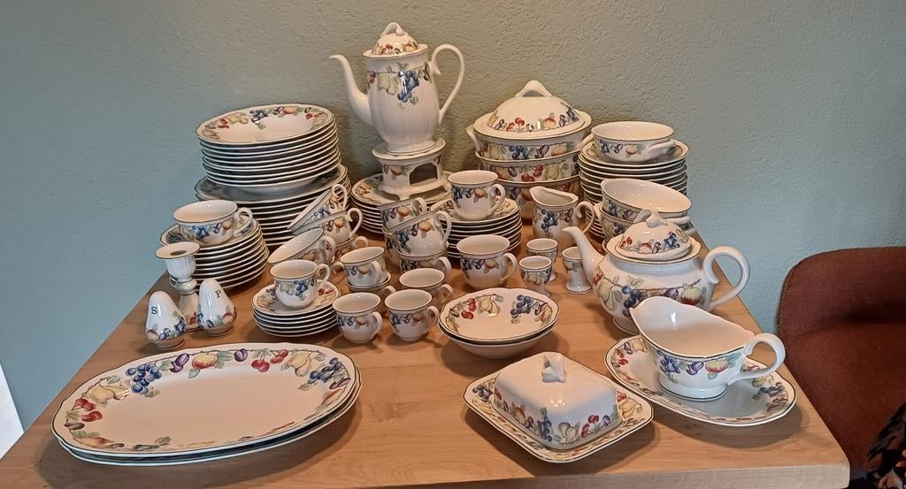 Villeroy & Boch Melina servies - Zeer goede staat, Ophalen, Zo goed als nieuw, Porselein, Compleet servies