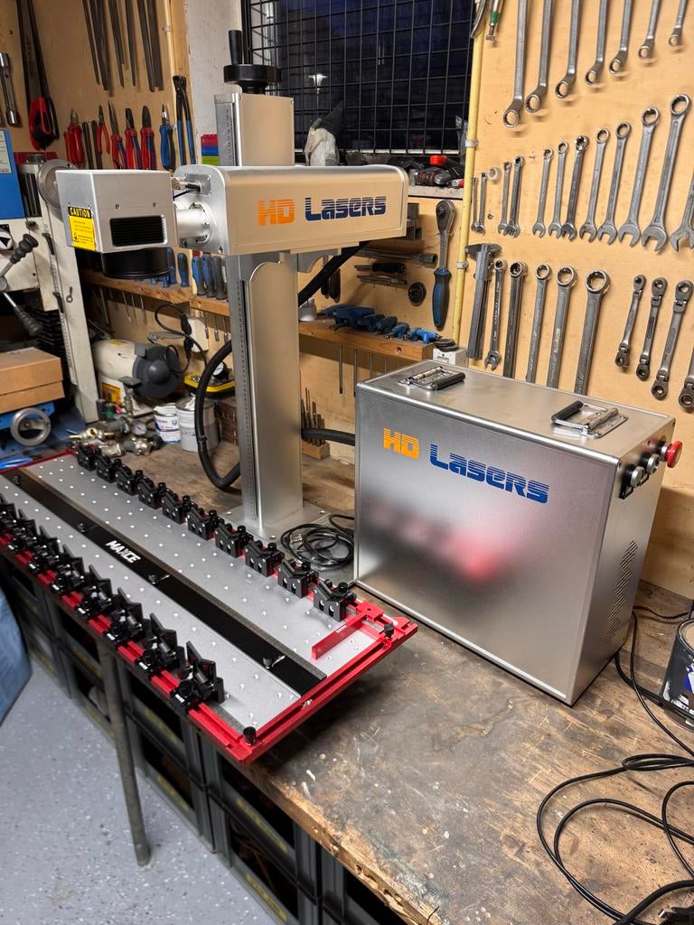 HD Laser graveermachine - 30w Raycus Q pulsed, Doe-het-zelf en Verbouw, Gereedschap | Overige machines, Ophalen, Zo goed als nieuw