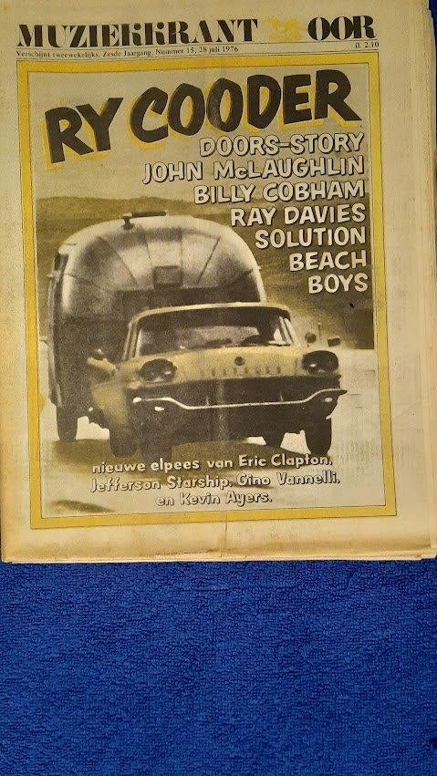 OOR 15-1976 Ry Cooder The Doors story John McLaughlin Billy, Boeken, Tijdschriften en Kranten, Ophalen of Verzenden, Zo goed als nieuw