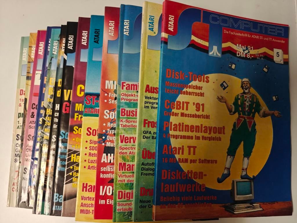 13 Duitse Atari ST Computer magazines, Computers en Software, Vintage Computers, Ophalen