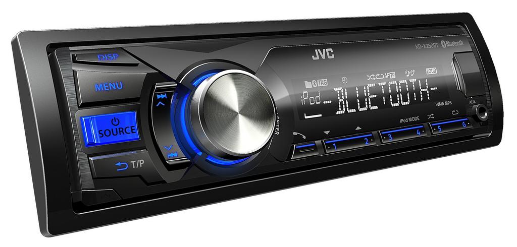 Jvc KD-X250BT autoradio met bluetooth functie bijna nieuw!, Ophalen of Verzenden, Zo goed als nieuw