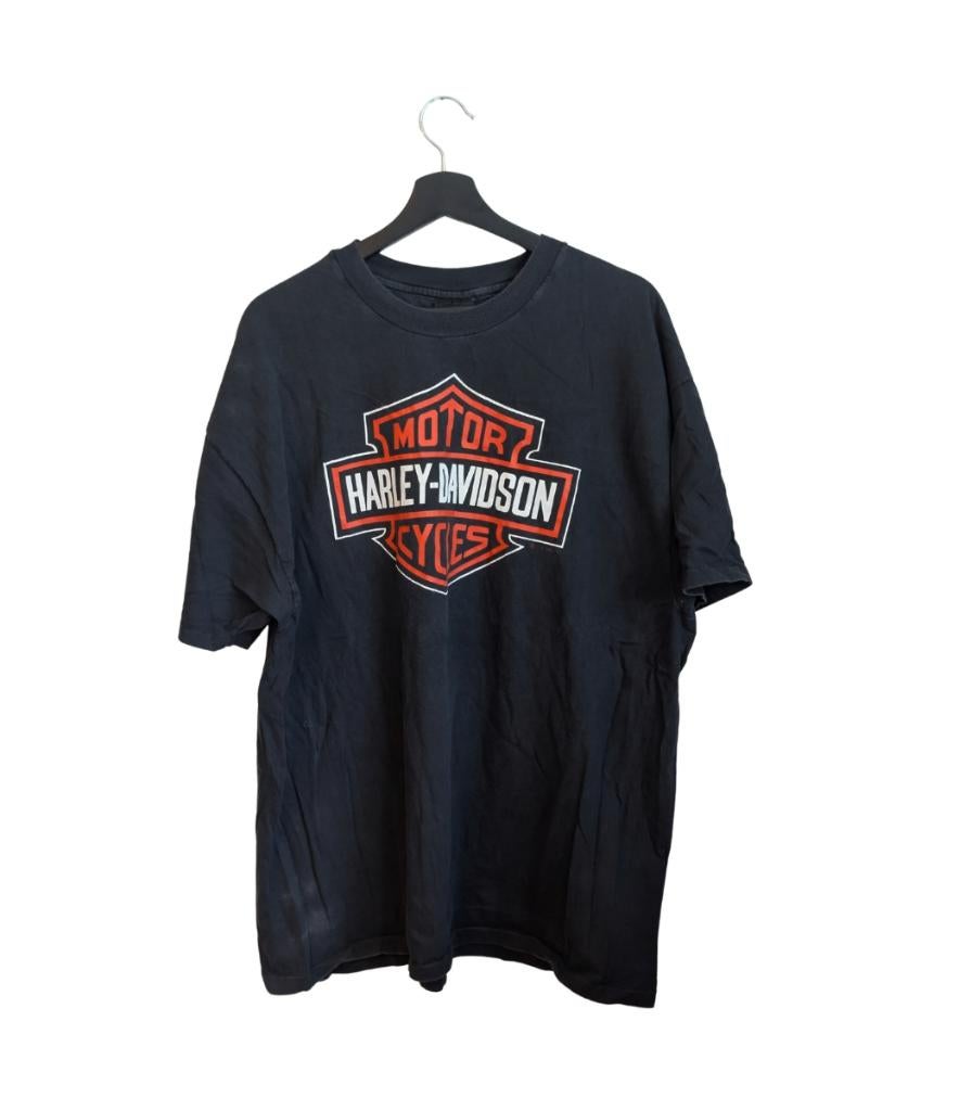 Harley-Davidson Sturgis Backhit T-Shirt 90s – Size XXL, Harley Davidson, Zwart, Ophalen of Verzenden, Zo goed als nieuw