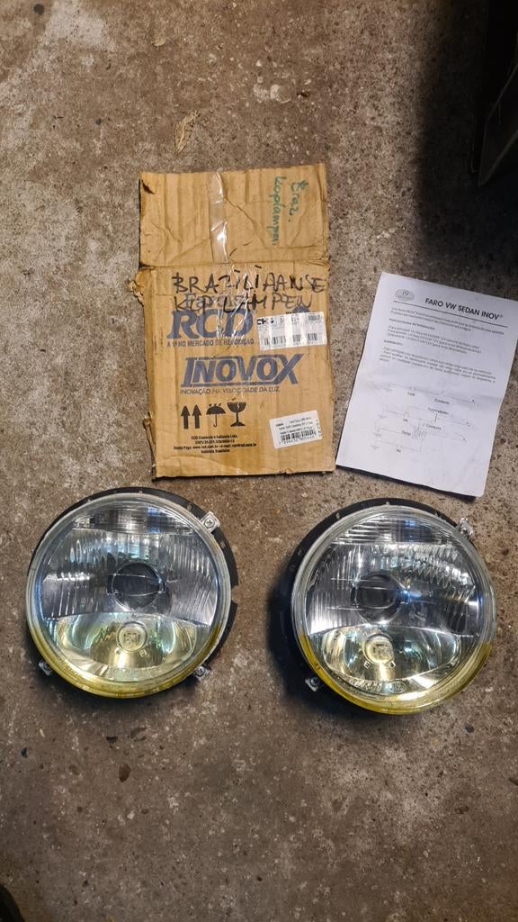 Zeldzaam: VW Golf 1 (Braziliaanse) 3 kamer koplampen, Ophalen of Verzenden, Nieuw, Volkswagen