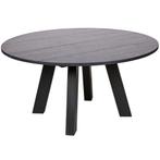 WOOOD Rhonda XL eettafel ø150 cm eiken blacknight, Huis en Inrichting, Tafels | Eettafels, Ophalen, Nieuw, Rond