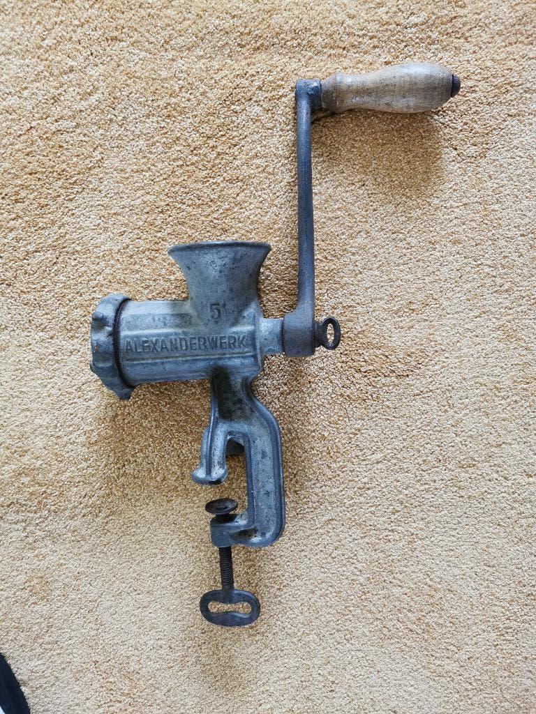 Oude vleesmolen, Zilver, Ophalen of Verzenden, Metaal, Overige merken