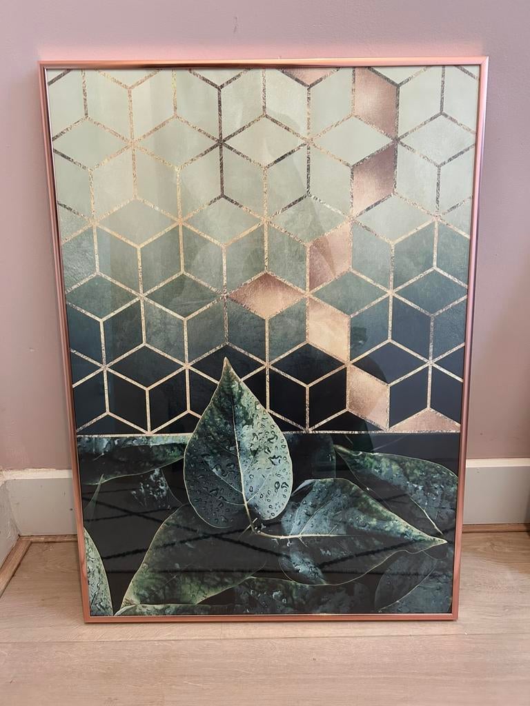 Wanddecoratie met lijst, Ophalen