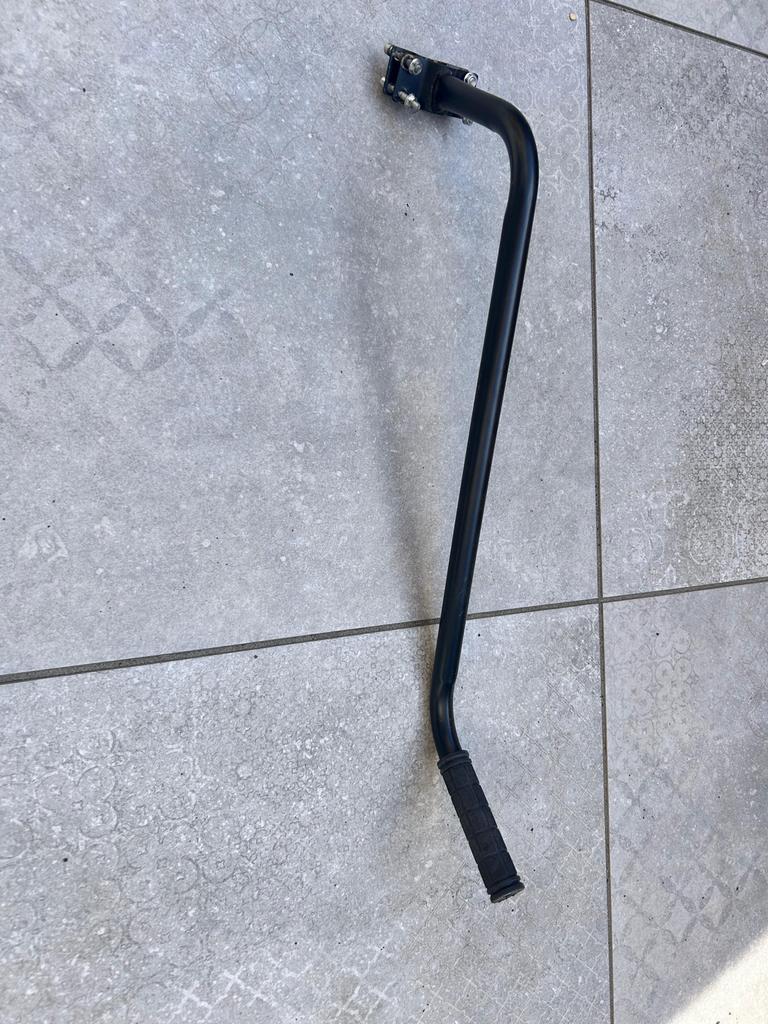 Steun voor kinderfiets, leren fietsen zonder zijwieltjes, Ophalen, Zo goed als nieuw