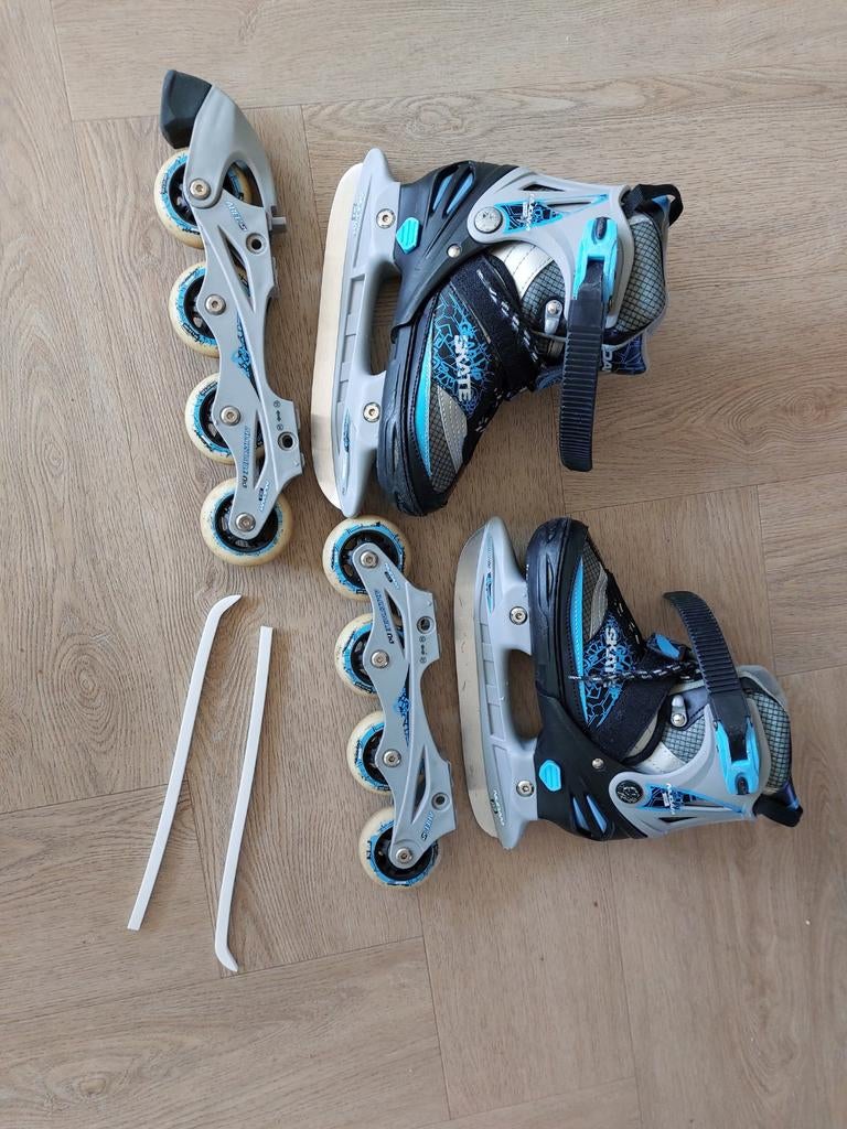 Verstelbare skeelers/schaatsen nijdam maat 31-34, Sport en Fitness, Skeelers, Kinderen, Ophalen, Overige merken, Verstelbaar