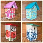 Vrolijke vogelhuisjes te koop! Moederdagkadootje???, Ophalen of Verzenden, Nieuw