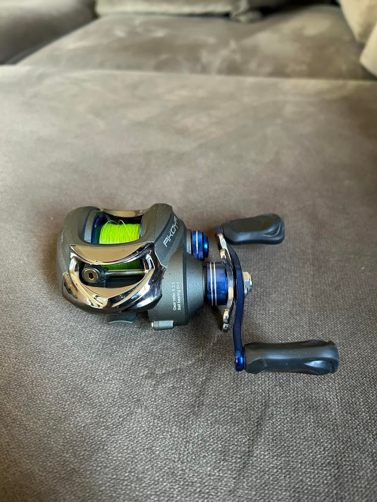 Predox Akoya BC 102 LH reel, Ophalen of Verzenden, Zo goed als nieuw, Molen