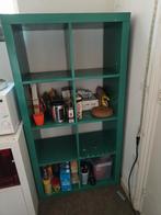 Groene kallax kast 8 vakken kallaxkast IKEA, Ophalen, Gebruikt, 50 tot 100 cm, Minder dan 100 cm