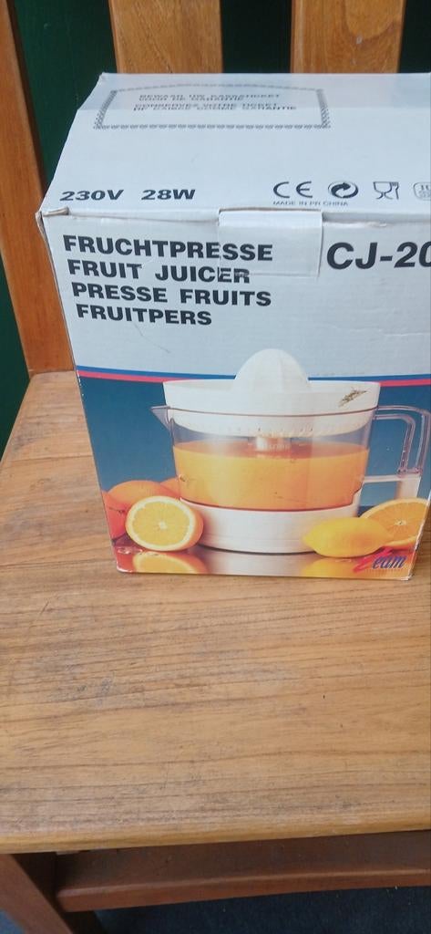 Fruitpers - gebruikt in doos, Ophalen, Nieuw