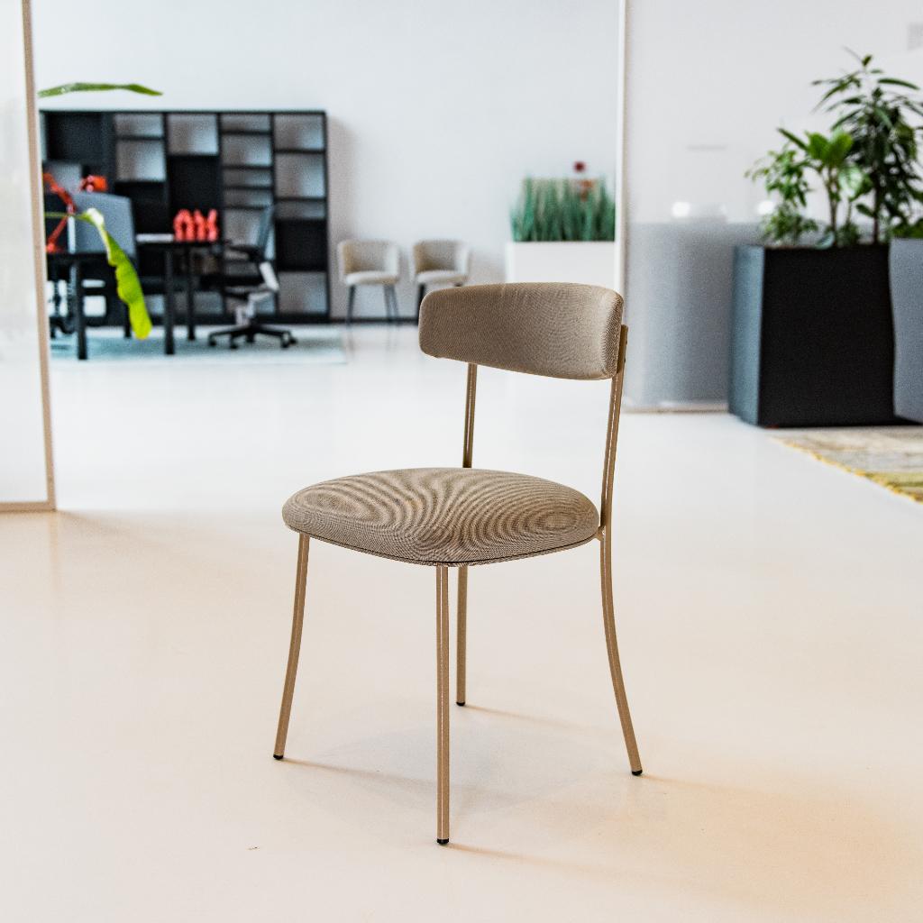 MOBBOLI DAILY stoel, Huis en Inrichting, Stoelen, Ophalen, Zo goed als nieuw, Bruin, Eén