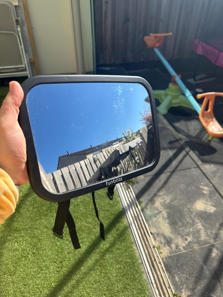 Car seat with its base+ rear mirror, Ophalen, Zo goed als nieuw, Isofix, 0 t/m 13 kg