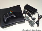 Xbox 360 Slim 250GB met Controller & Bedrading (Mat), -, -, Ophalen of Verzenden, -