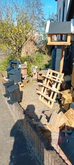 Koolmees hokjes te koop Inprachneerd, Tuin en Terras, Haardhout, Minder dan 3 m³, Ophalen of Verzenden